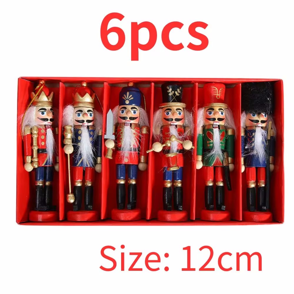 Nutcracker Figurine - Miniatures casse-noisette 10/12/14cm, série rose, marionnette