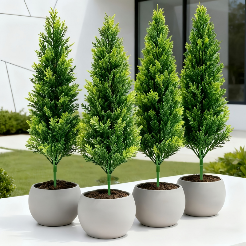 Christmas Tree Artificial - Pieu de sol en plastique pour