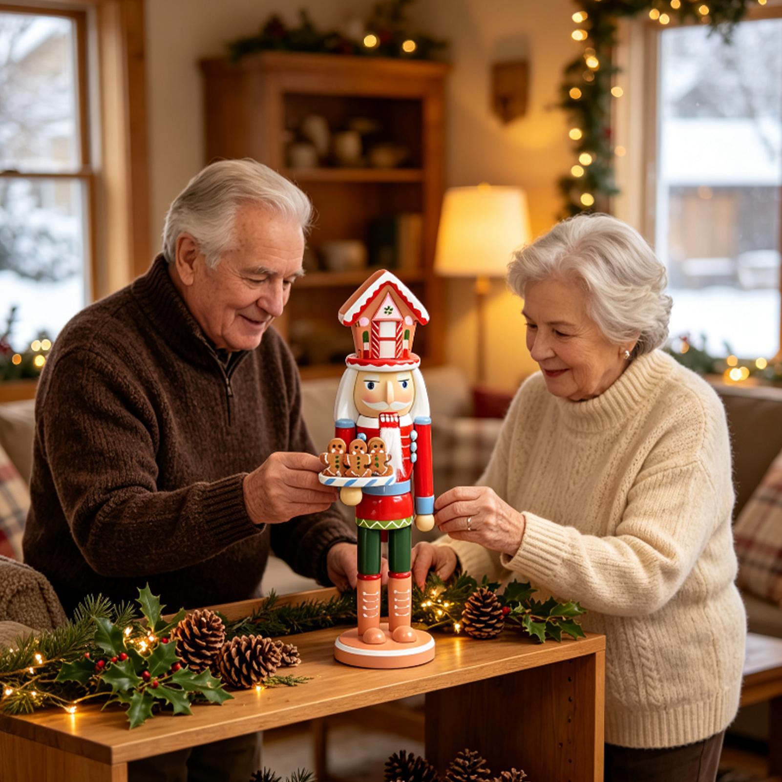 Nutcracker Figurine - Décorations de Noël Casse-Noisettes, Figurine en
