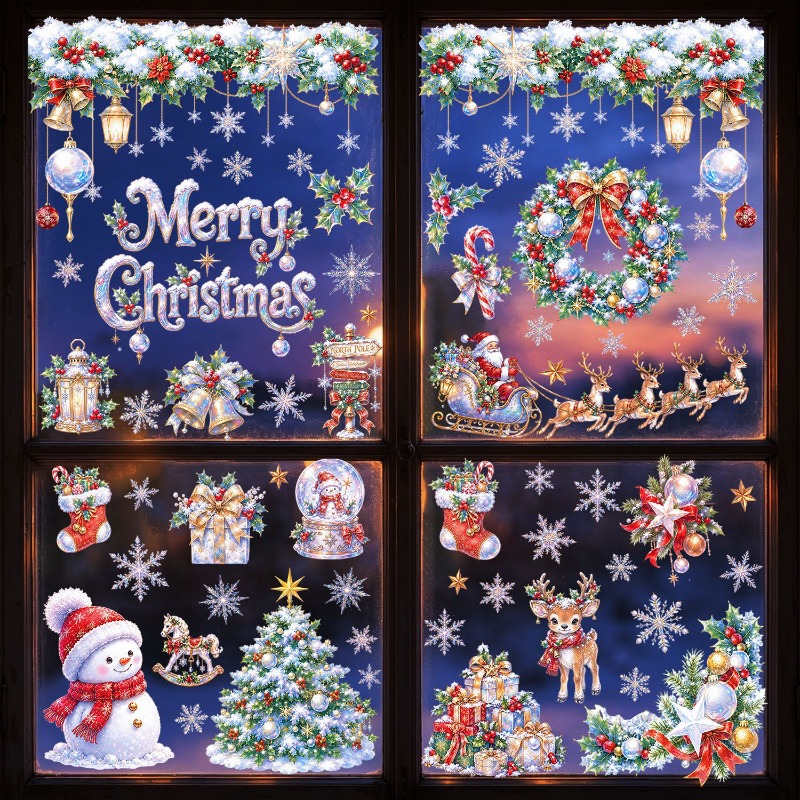 9 feuilles d'autocollants stat - Snowflake Window Decal avis et prix