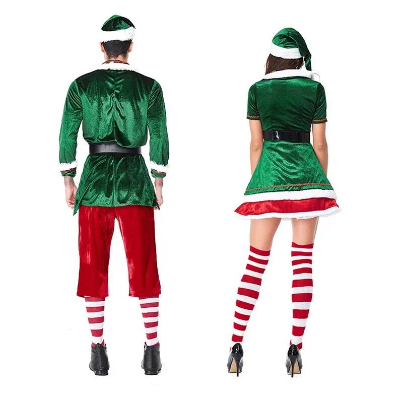 Costume de cosplay Père Noël,  - Elf Costume Christmas avis et prix
