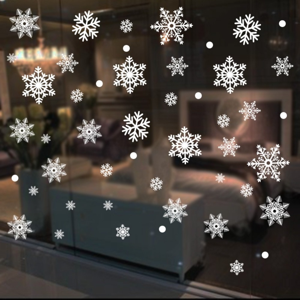 30 autocollants flocons de nei - Snowflake Window Decal avis et prix