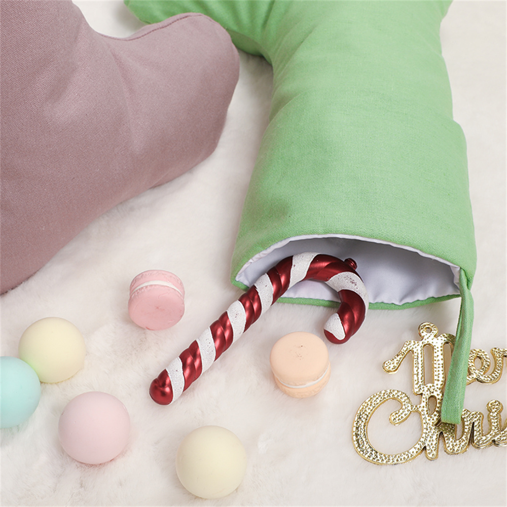 Chaussette de Noël en lin natu - Christmas Stocking Hanging avis et prix