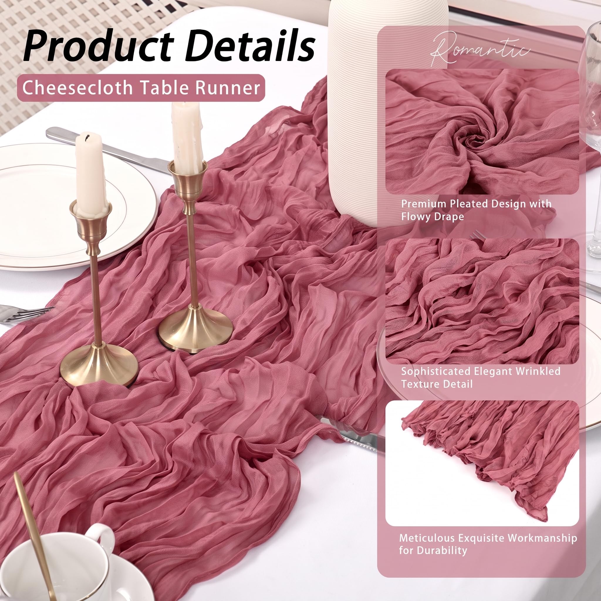 Lot de 10 chemins de table en  - Christmas Table Runner avis et prix