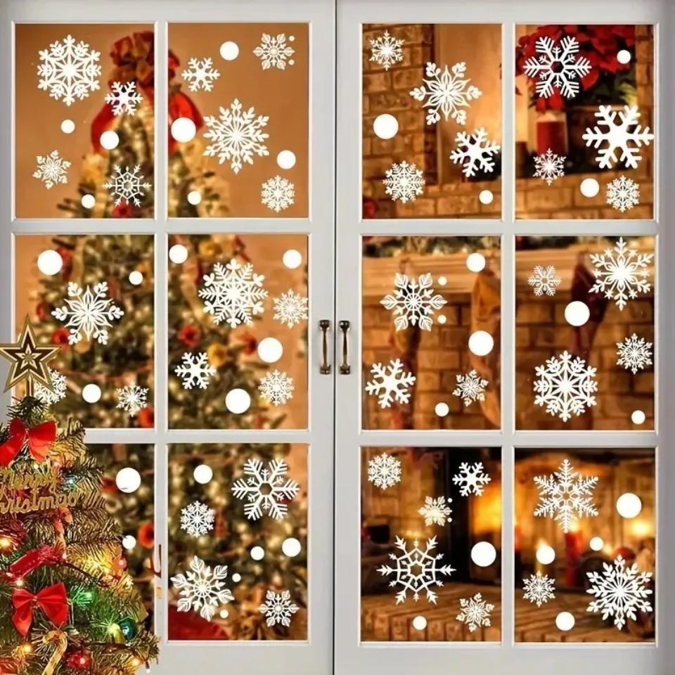 1 ensemble d'autocollants de f - Snowflake Window Decal avis et prix