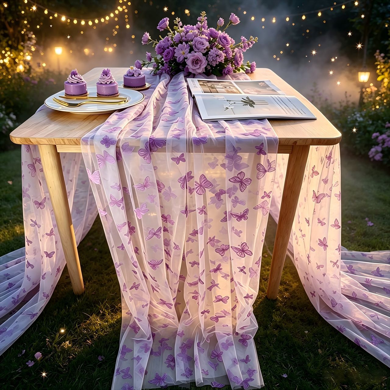 Chemin de table en tulle nylon - Christmas Table Runner avis et prix