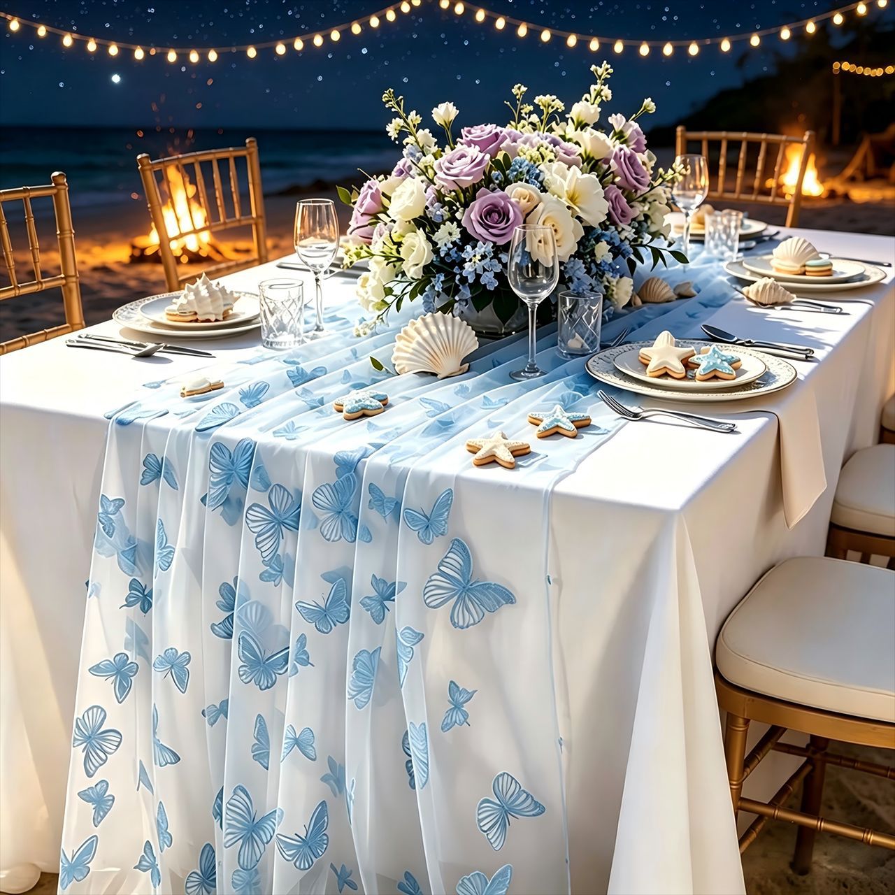 Chemin de table en tulle nylon - Christmas Table Runner avis et prix