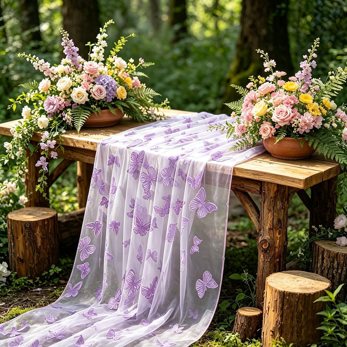 Chemin de table en tulle nylon - Christmas Table Runner avis et prix