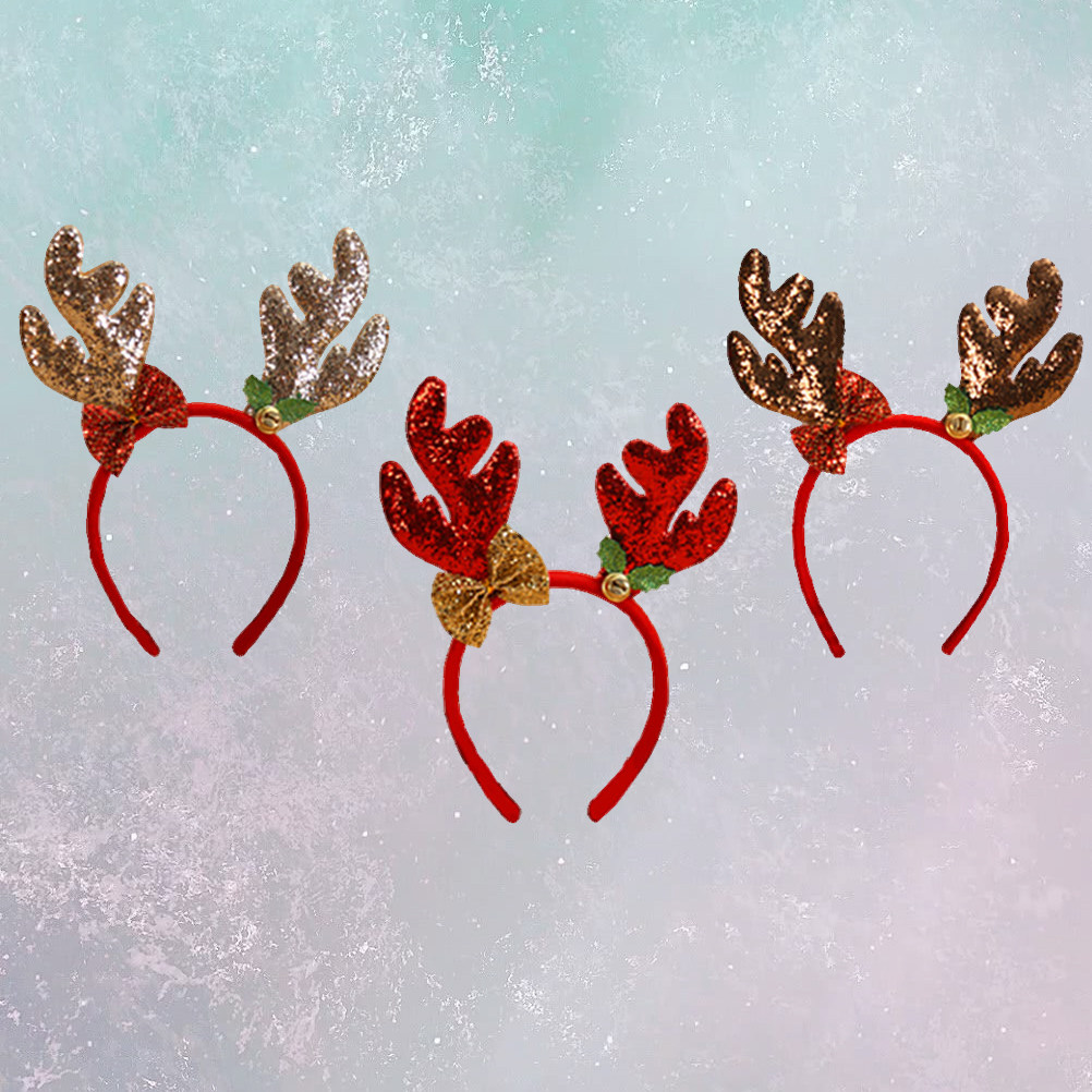 Lot de 3 serre-têtes de Noël e - Reindeer Antlers Headband avis et prix