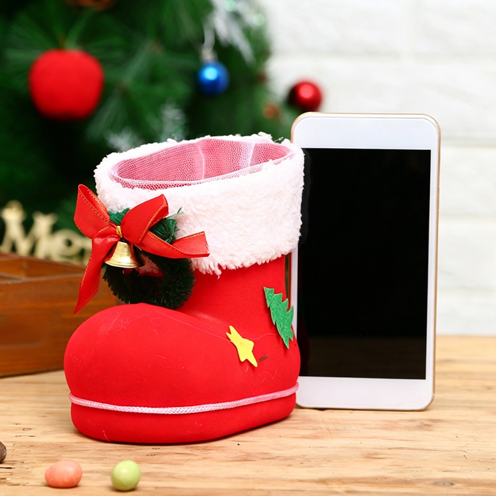 2 pièces de chaussettes de Noë - Christmas Stocking Hanging avis et prix