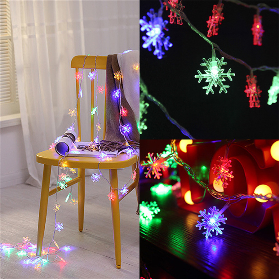 10/20/40 LED flocon de neige c - Led Fairy String Lights avis et prix