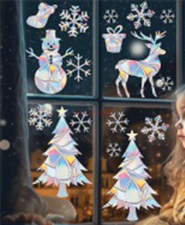 2 ensembles d'autocollants éle - Snowflake Window Decal avis et prix