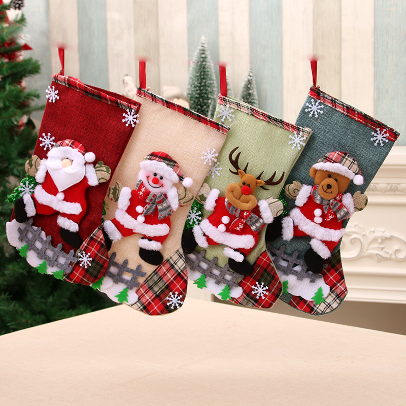 Grands bas de noël de 31cm, dé - Christmas Stocking Hanging avis et prix