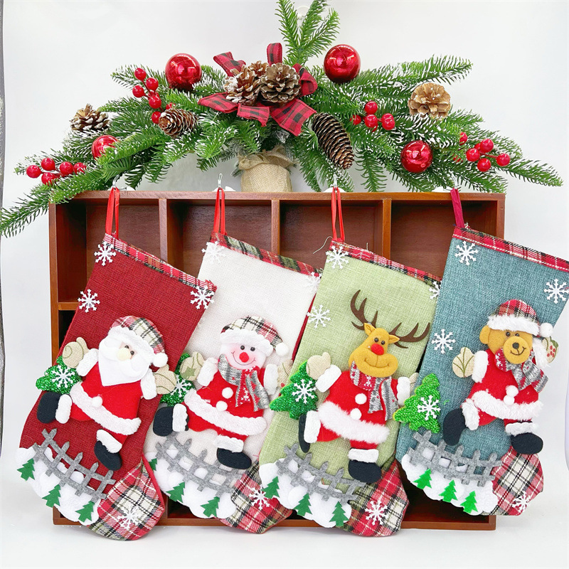 Grands bas de noël de 31cm, dé - Christmas Stocking Hanging avis et prix