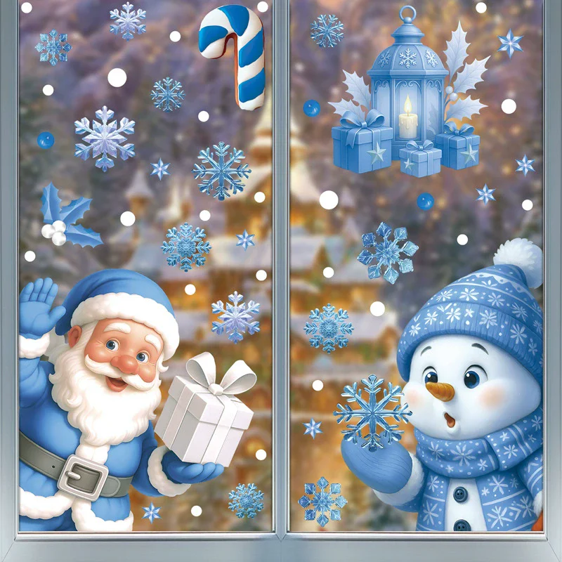 Autocollants statiques de Noël - Snowflake Window Decal avis et prix