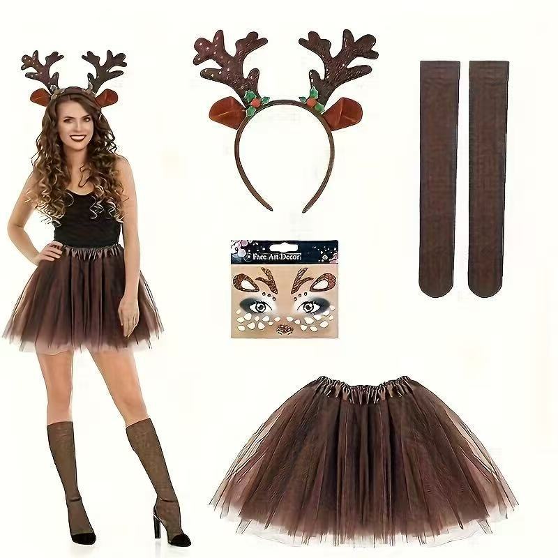 Ensemble de costume de renne : - Reindeer Antlers Headband avis et prix