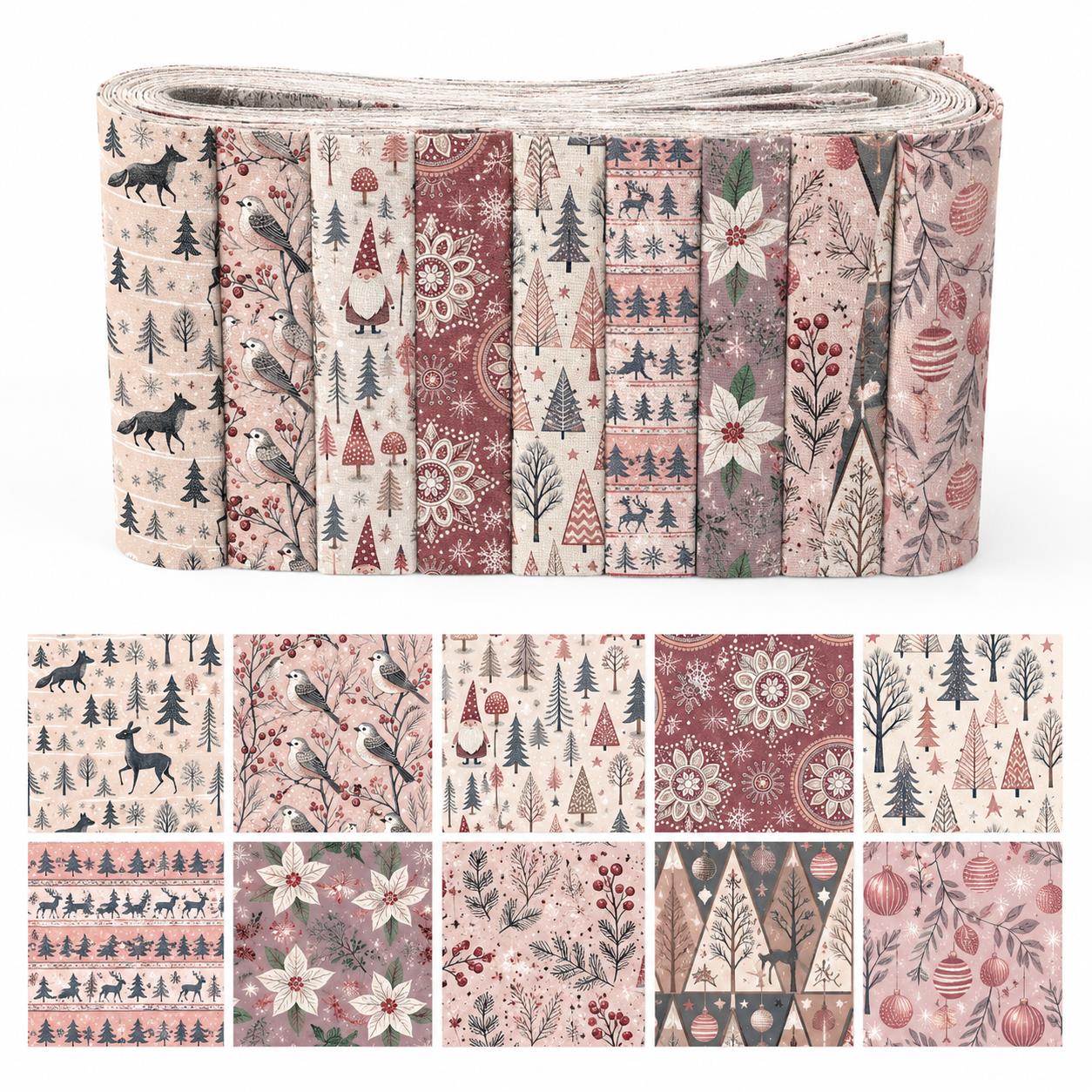 10 bandes de tissu Jelly Roll  - Christmas Table Runner avis et prix