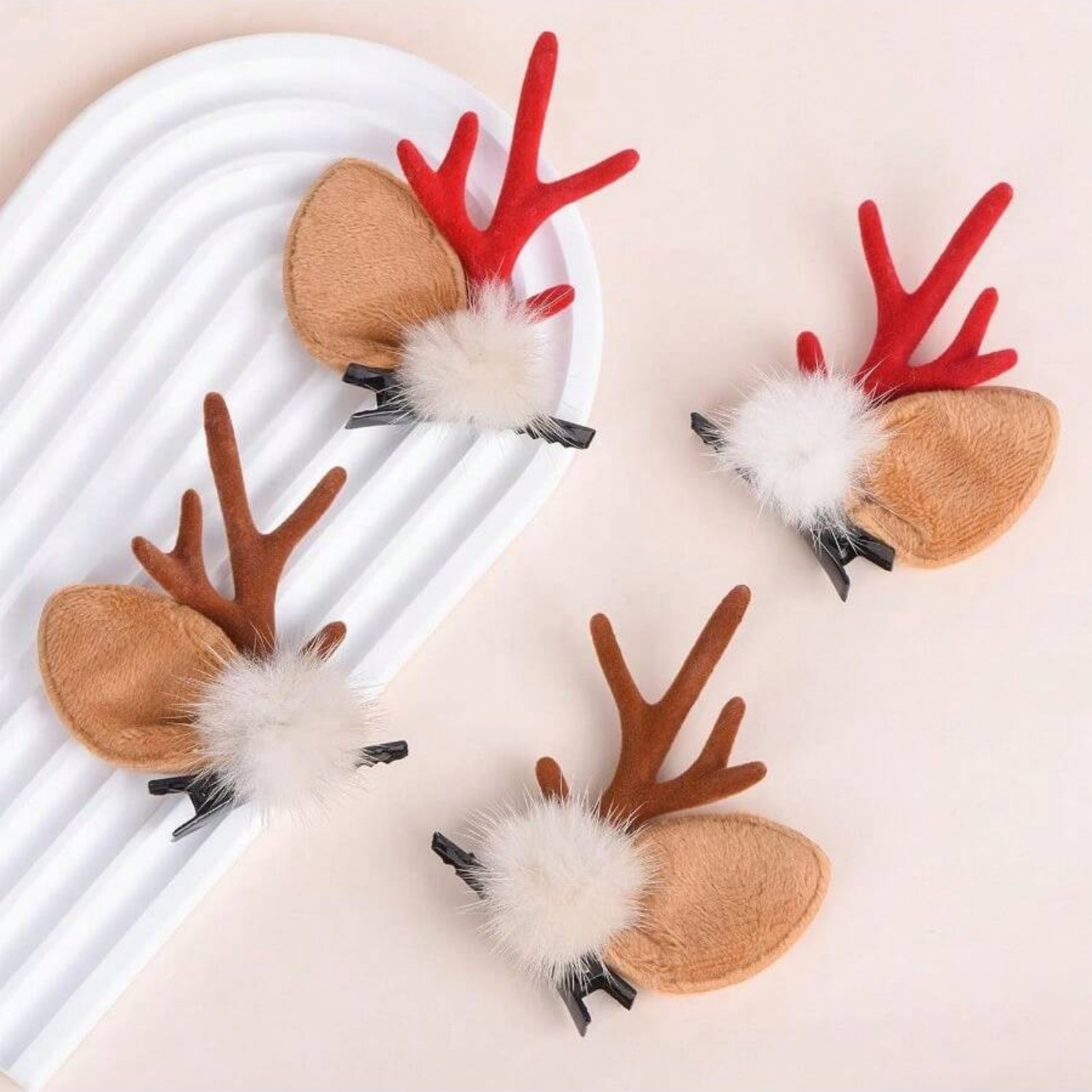 Pinces à cheveux en bois de re - Reindeer Antlers Headband avis et prix
