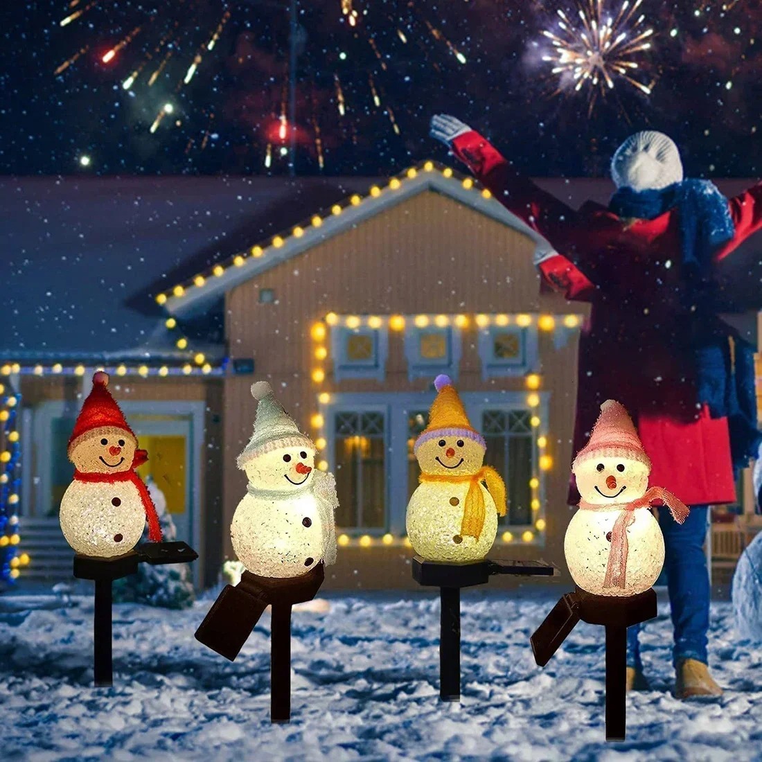 Lampe solaire de jardin en for - Christmas Lights Outdoor avis et prix