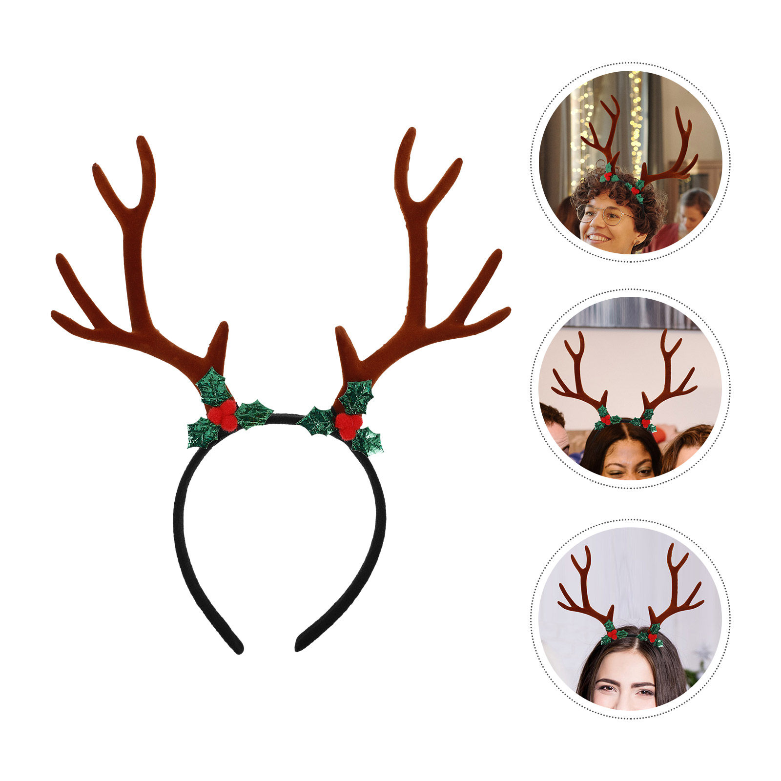 Grand serre-tête festif en for - Reindeer Antlers Headband avis et prix